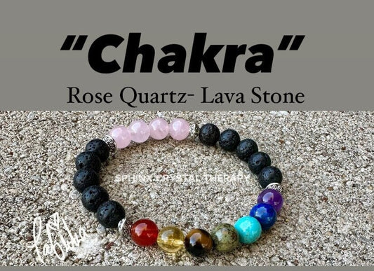 Chakra Balance - Rose Quartz - Self Love - Emotional Healing - Calming Stress Relief - REAL Quality Crystal Therapy Gemstone Bracelet