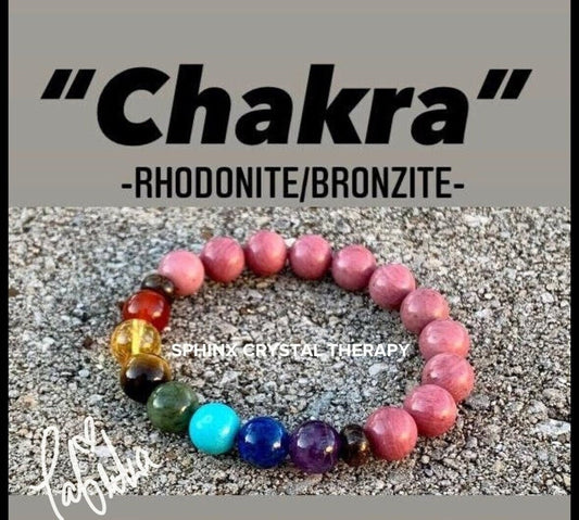 10MM Self Love, Confidence & Compassion - Chakra Stones - Spiritual Growth - Emotional Healing - AAA Rhodonite  Quality Gemstone Bracelet