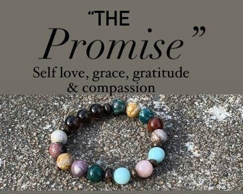 10MM Self love & Confidence - Transformation " The Promise " Positivity - Spiritual Growth - Moonstone - Amazonite - AAA Gemstone Bracelet