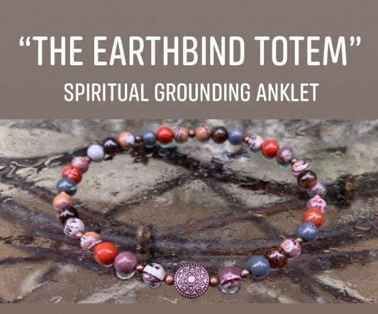 Grounded Connection to Earth " The Earthbind Totem " Enlightenment - Spiritual Growth Healing Grounding - Crystal Therapy Jasper Bracelet
