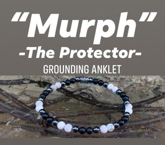 Protection - Strength - Courage - Honor " Murph " Negativity Protector - Military Hero - Real Gemstones - Crystal Healing Bracelet