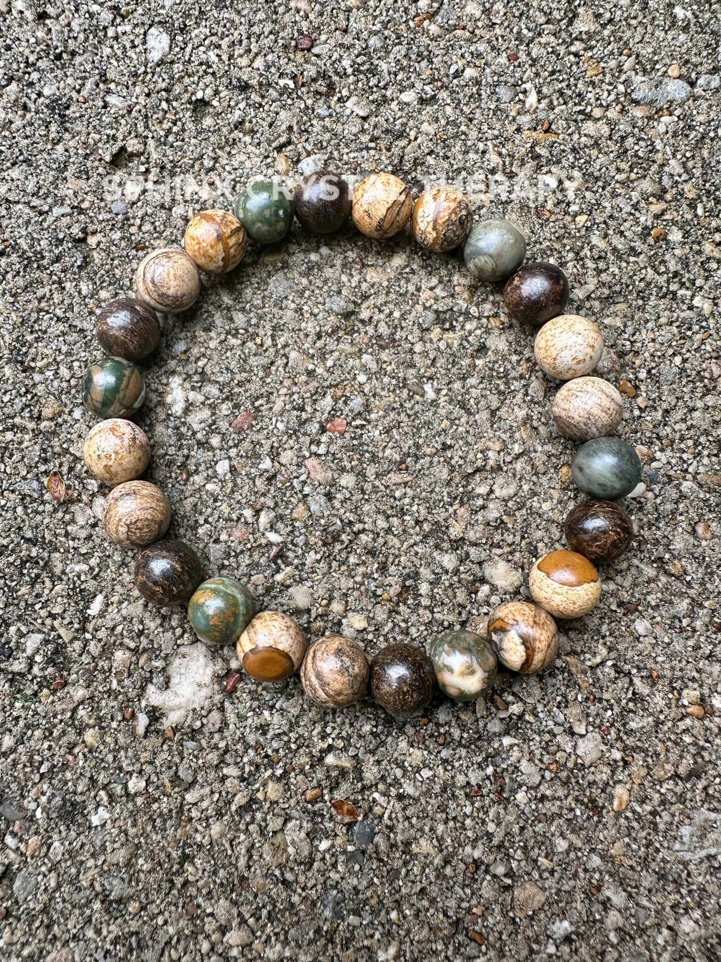 8mm Earth Energy - IMPERFECT Stones - Grounded Connection To Earth - Gratitude & Positivity - DISCOUNTED High Quality Gemstones Bracelet