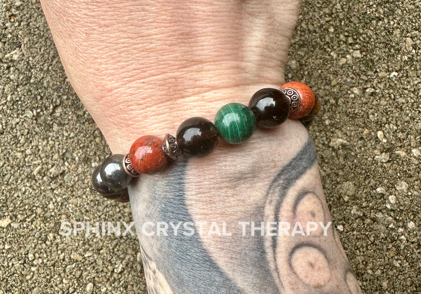 Only One - 10mm Trauma Recovery - IMPERFECT STONES - Emotional Healing " The Strength Of Terra " Depression - DISCOUNTED Gemstone Bracelet