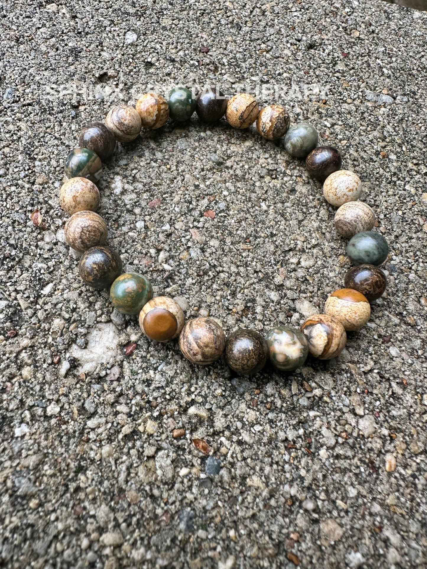 8mm Earth Energy - IMPERFECT Stones - Grounded Connection To Earth - Gratitude & Positivity - DISCOUNTED High Quality Gemstones Bracelet