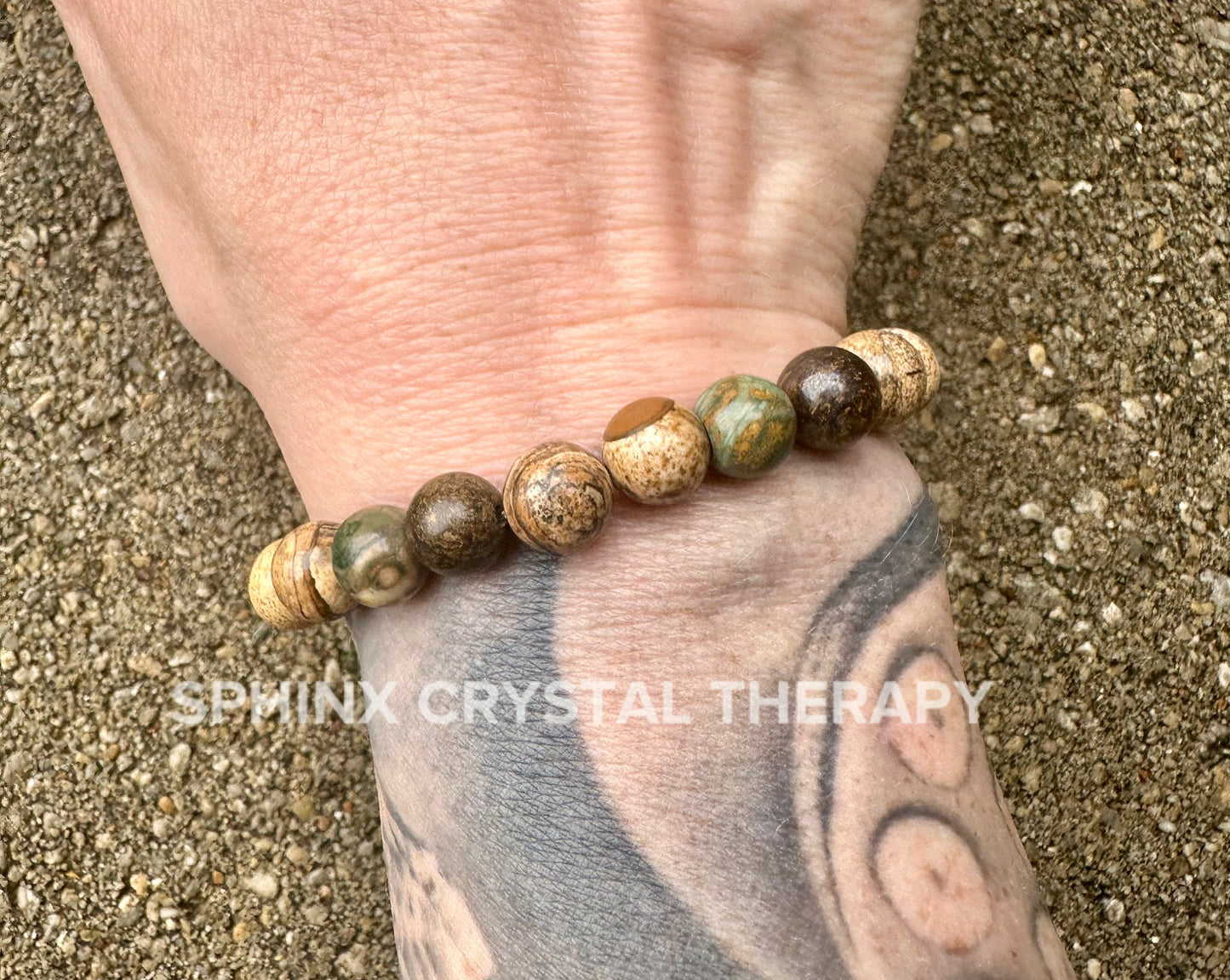 8mm Earth Energy - IMPERFECT Stones - Grounded Connection To Earth - Gratitude & Positivity - DISCOUNTED High Quality Gemstones Bracelet