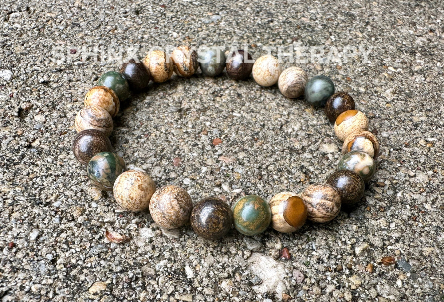 8mm Earth Energy - IMPERFECT Stones - Grounded Connection To Earth - Gratitude & Positivity - DISCOUNTED High Quality Gemstones Bracelet