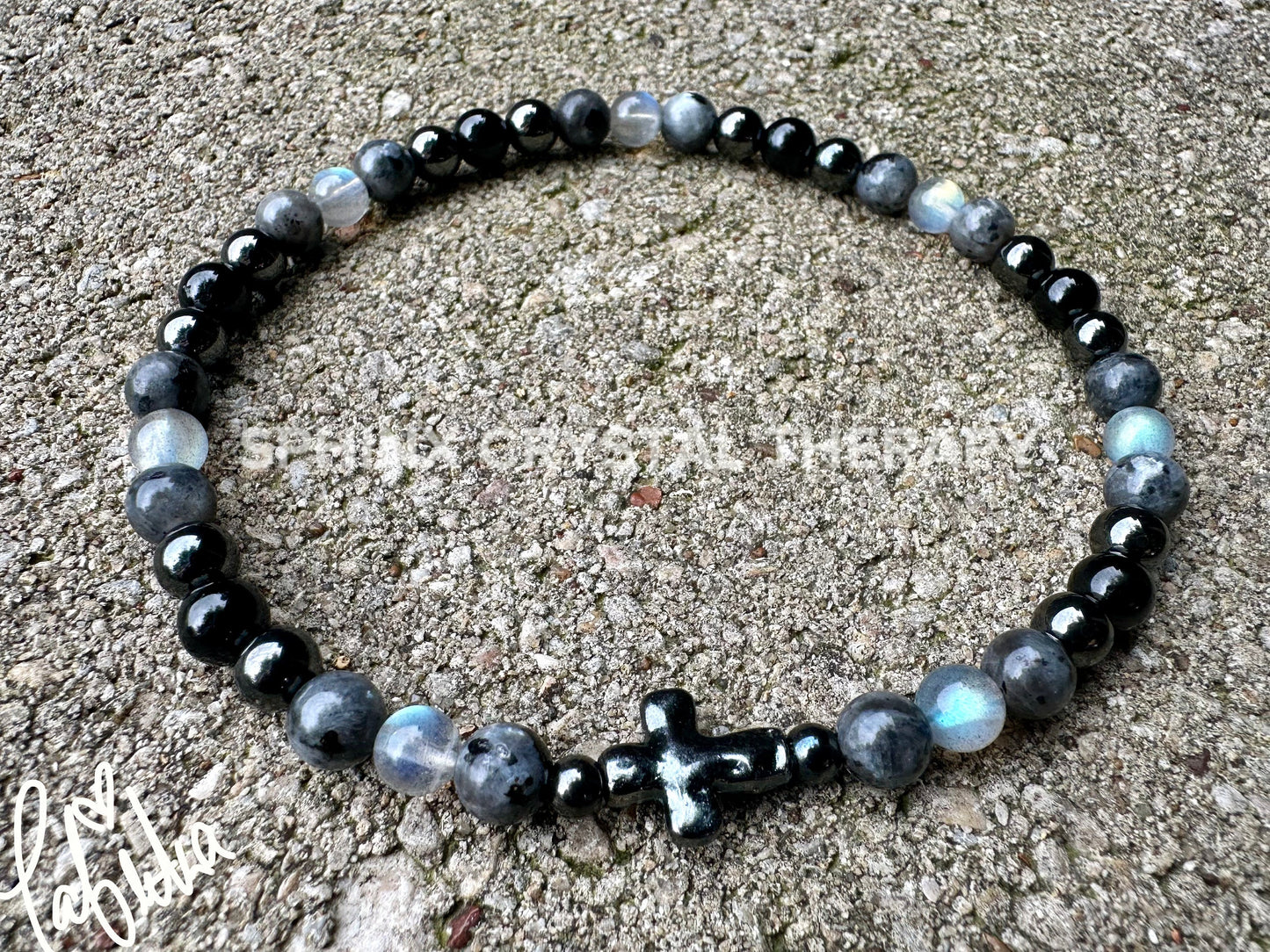 Christian Empath Protection - Absorb Negativity " Shield Of Faith " Black Tourmaline Gemstone - High Quality Crystal Healing Anklet