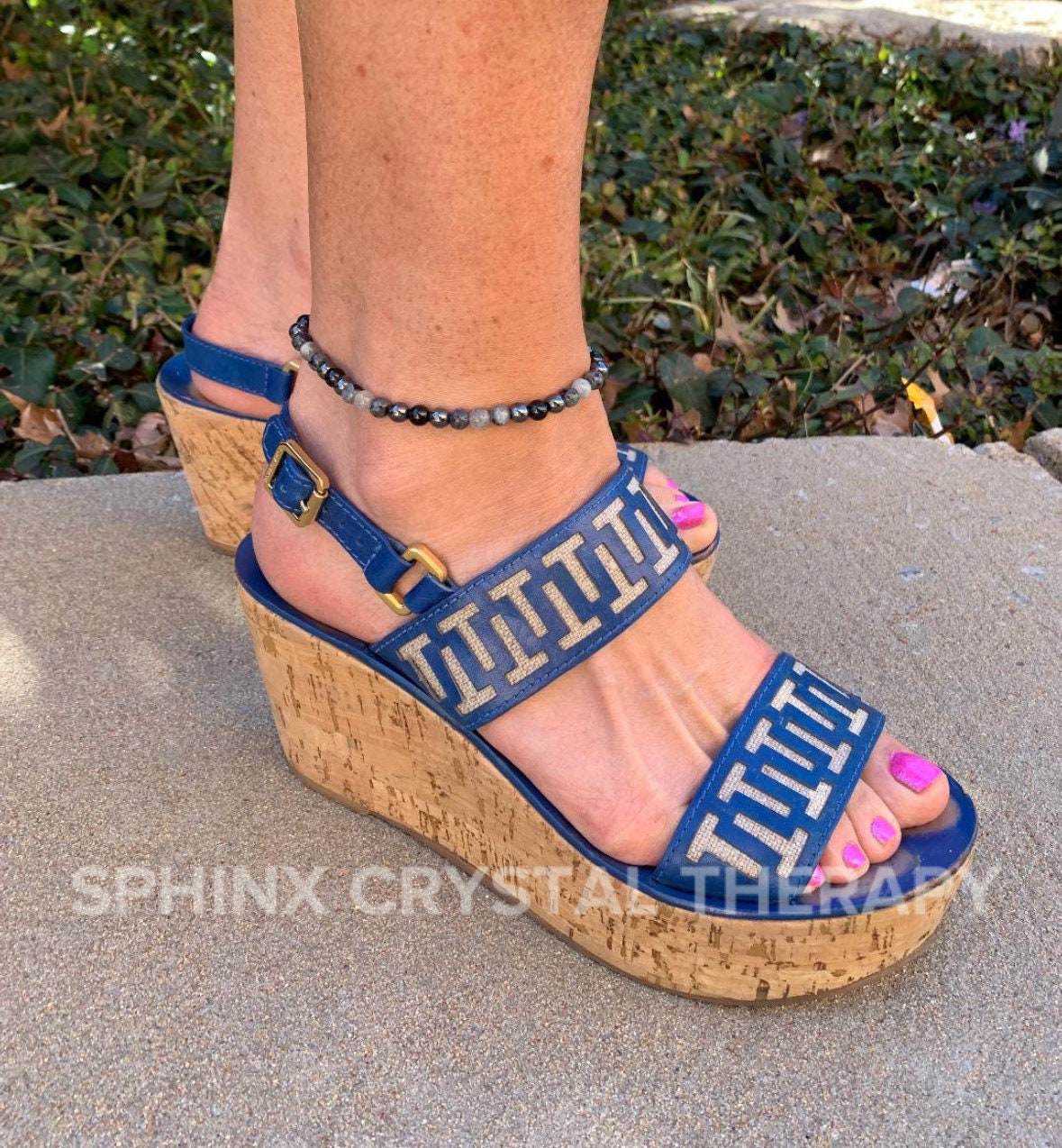 Empath Protection Anklet - Absorb Negativity " The Empath's Rainboots " - Empathy Aura Shield - Black Tourmaline Gemstone Crystal Healing