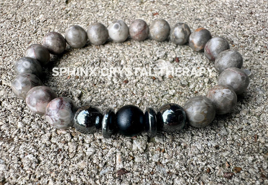 8MM Temper Control - IMPERFECT STONES " Simmer Down " Protection - Patience - Anger Help - DISCOUNTED Crystal Healing Gemstone Bracelet