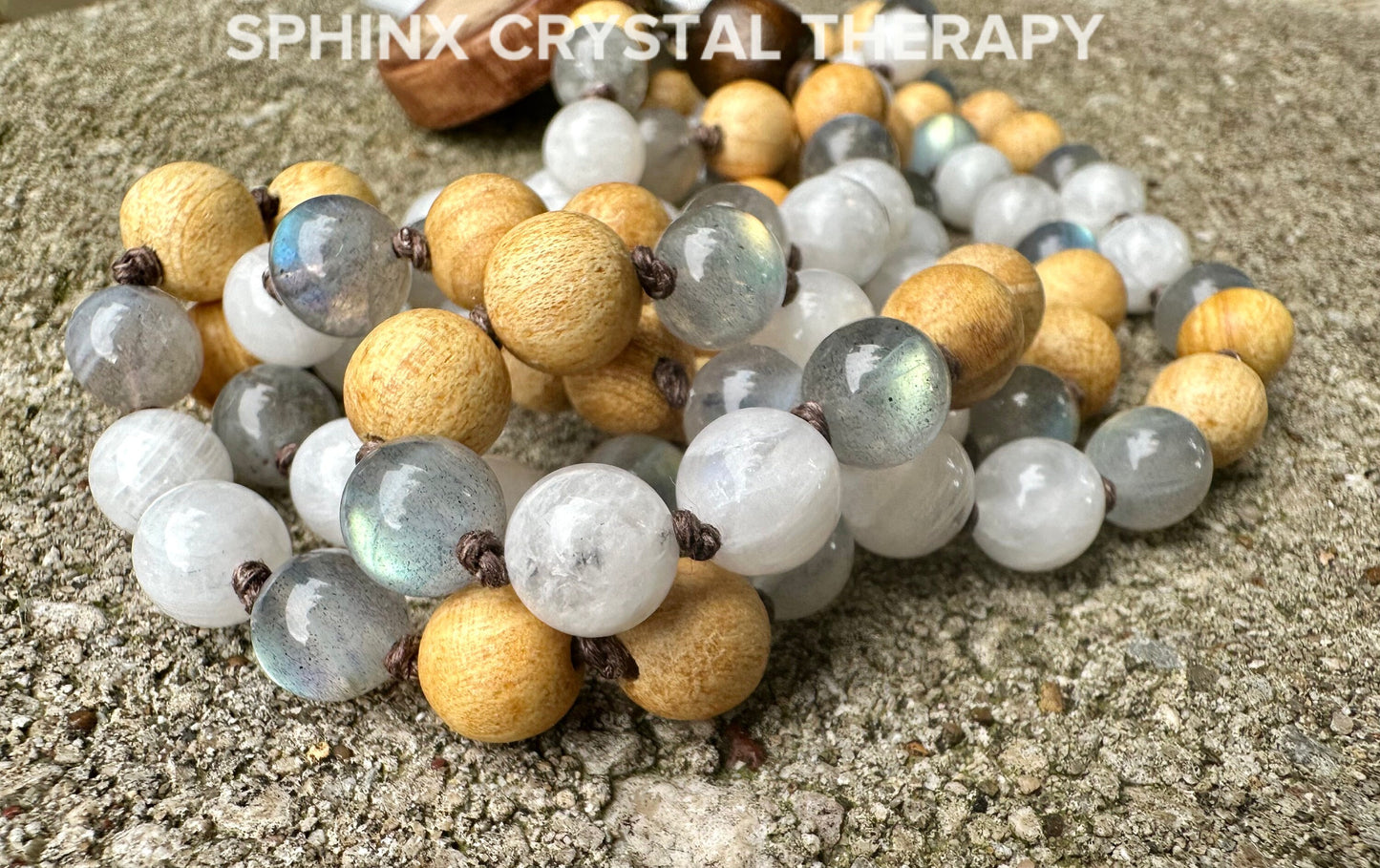 Divine Feminine Mala Necklace " The Goddess of Magic " Gifted Abilities - Higher Consciousness - Mantra Meditation - Crystal Healing Stones