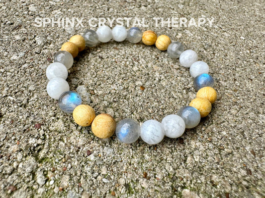 Only One - IMPERFECT STONES - Gifted Abilities - Spiritual Acceleration - High Vibration - Palo Santo DISCOUNTED Crystal Gemstone Bracelet 2