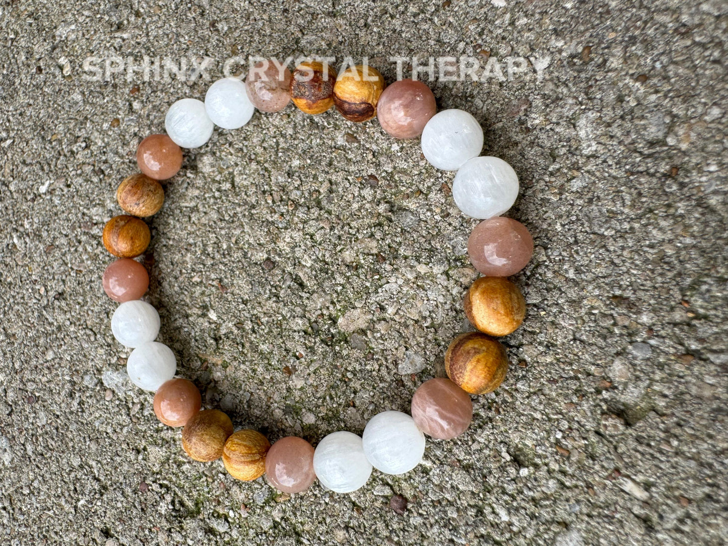 Only One - Aura Clearing - IMPERFECT Stones ” The White Witch " DISCOUNTED Bracelet - Palo Santo Selenite - AAA Crystal Healing Gemstones 3