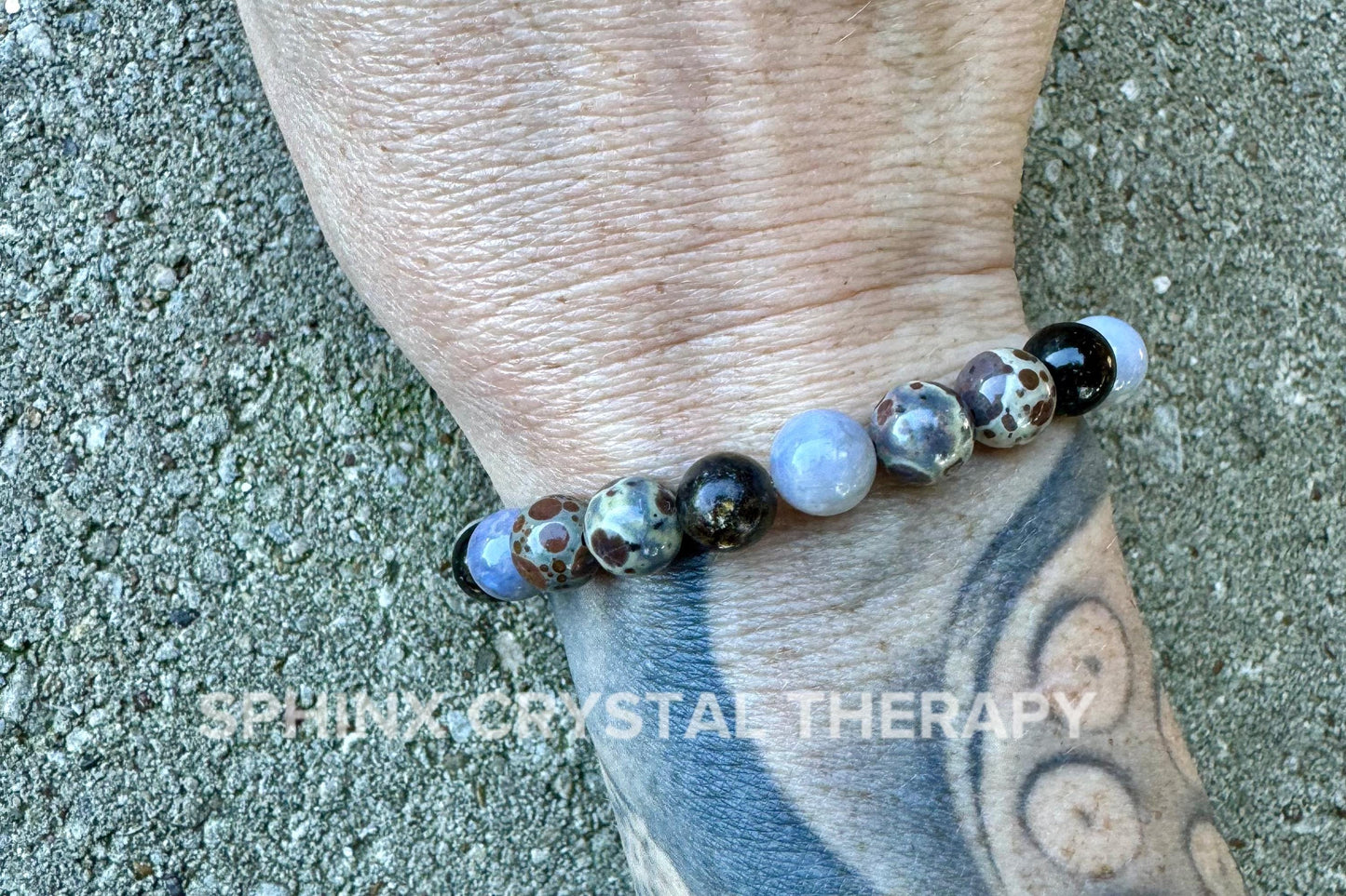 Heart Healing & Recharge - Empath support " The Heart Menders Totem " RARE Blue Rose Quartz - Stress and Anxiety - Crystal Gemstone Bracelet
