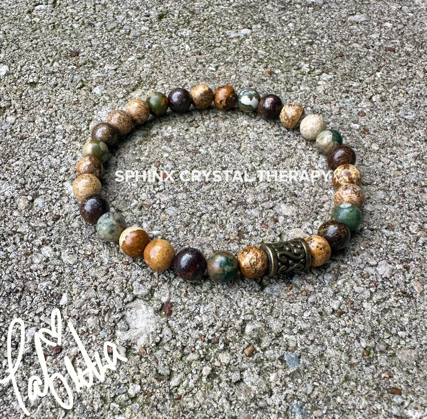Positive Perspective Spiritual Growth Positivity " Kuranda's Rain Dance " Strength Courage Connection with Earth Crystal Healing Bracelet