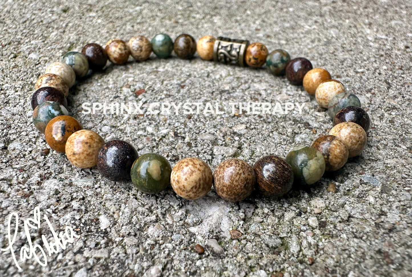 Positive Perspective Spiritual Growth Positivity " Kuranda's Rain Dance " Strength Courage Connection with Earth Crystal Healing Bracelet