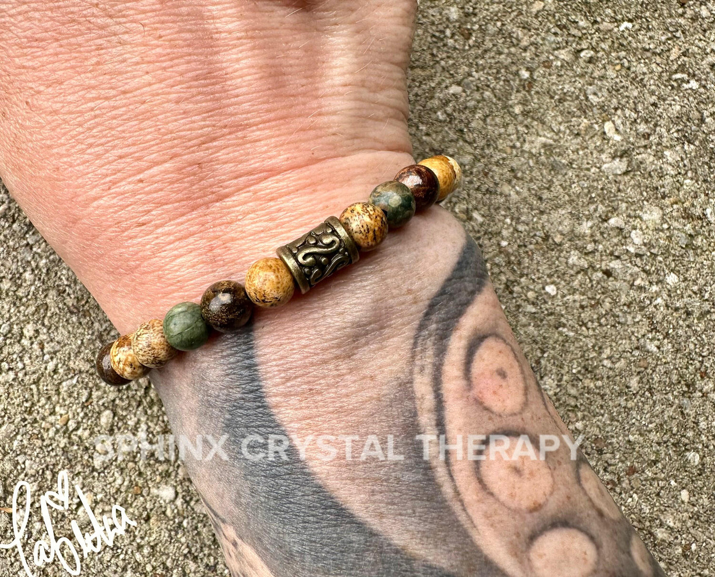 Positive Perspective Spiritual Growth Positivity " Kuranda's Rain Dance " Strength Courage Connection with Earth Crystal Healing Bracelet