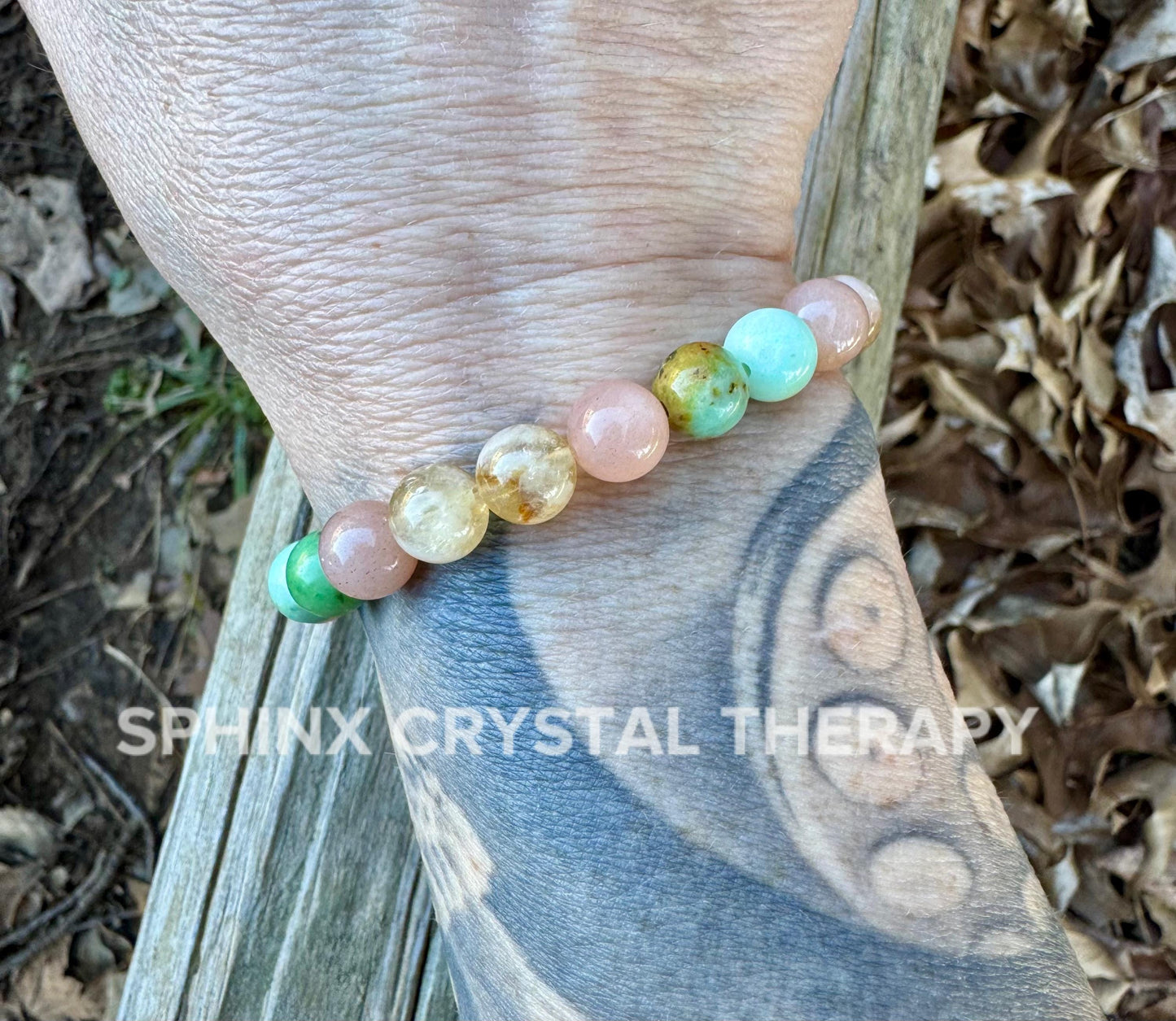 Self Empowerment & Expression " Goddess of Eternal Youth " Communication - Moonstone - Citrine - REAL AAA Crystal Healing Gemstone Bracelet