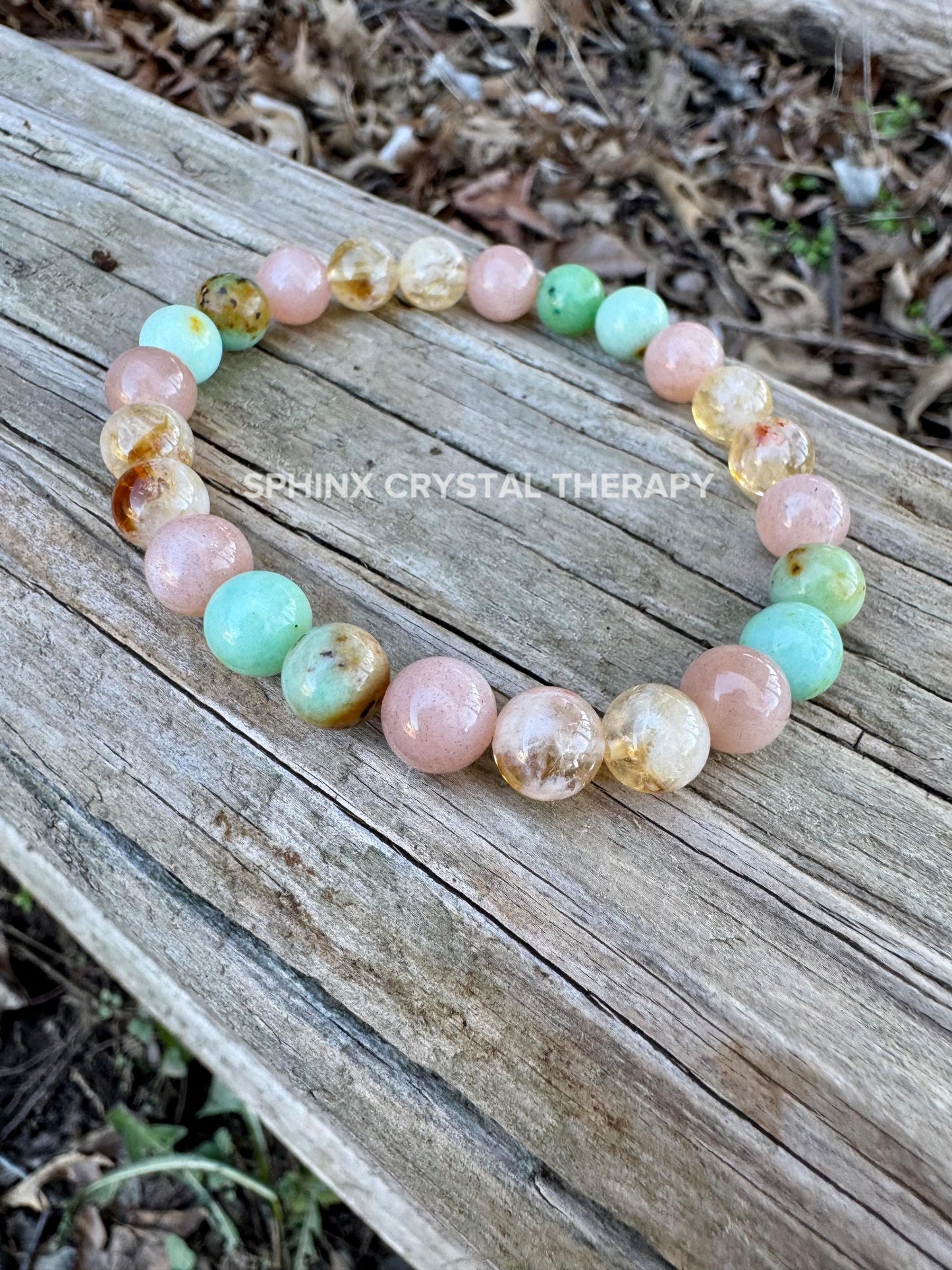 Self Empowerment & Expression " Goddess of Eternal Youth " Communication - Moonstone - Citrine - REAL AAA Crystal Healing Gemstone Bracelet