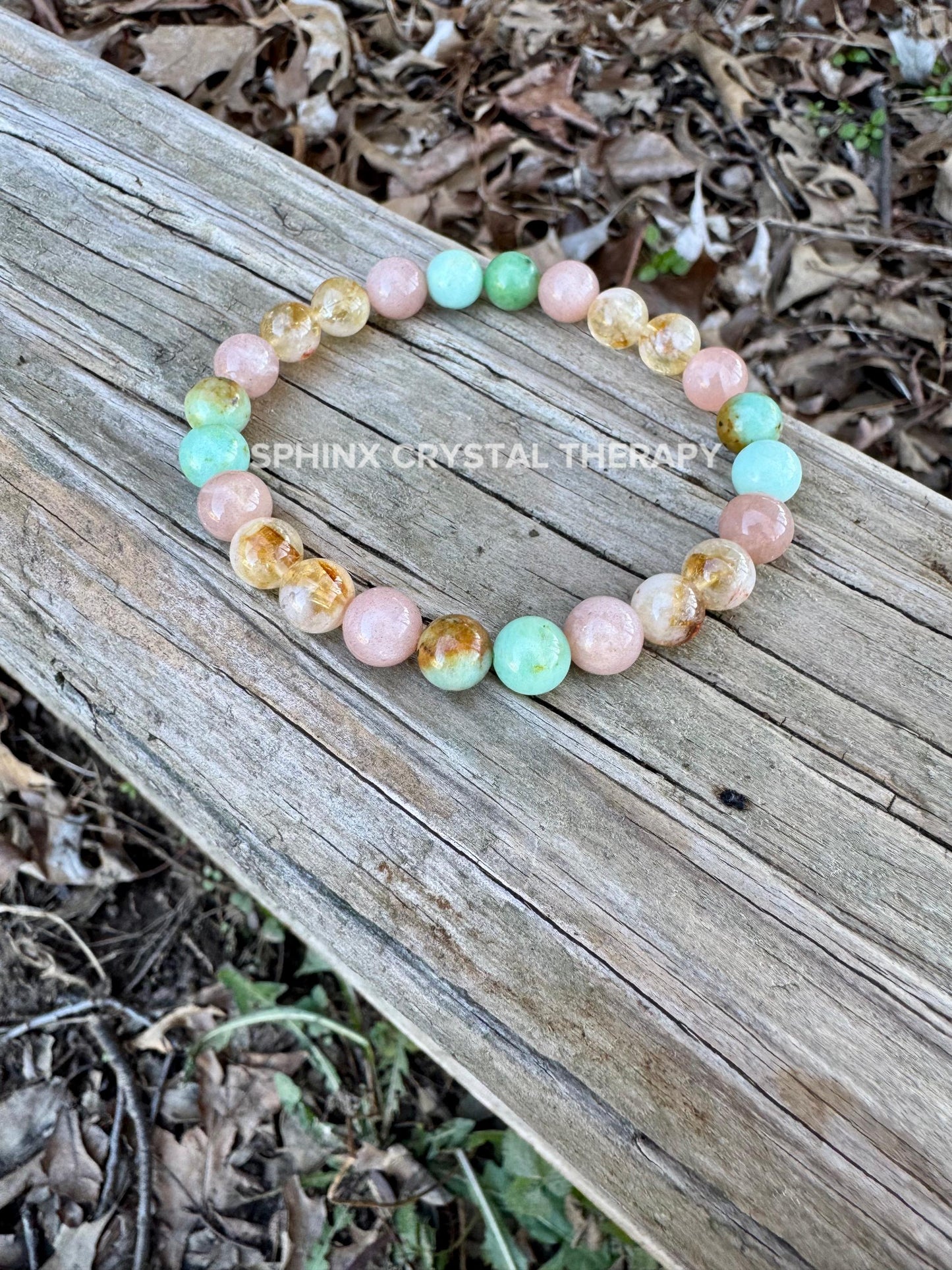 Self Empowerment & Expression " Goddess of Eternal Youth " Communication - Moonstone - Citrine - REAL AAA Crystal Healing Gemstone Bracelet