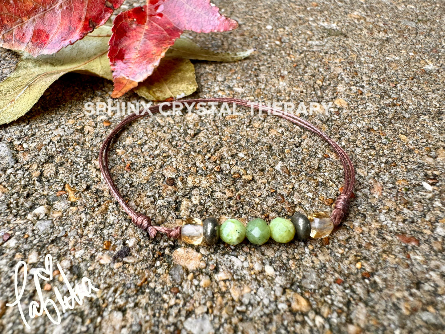 4mm Manifest Wealth Fortune " Show Me The Money " Success Business Mindset Luck Crystal Therapy Bracelet