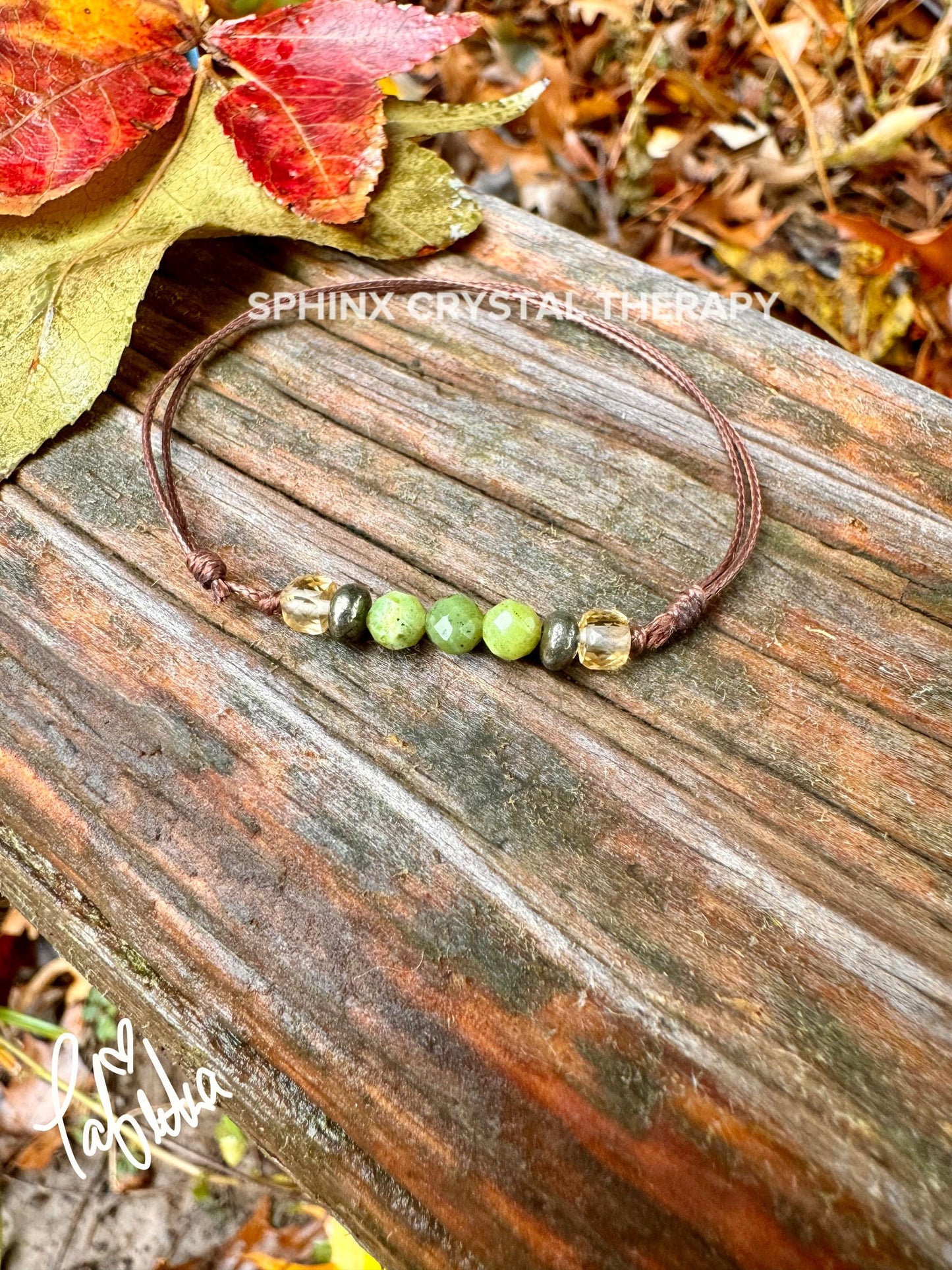 4mm Manifest Wealth Fortune " Show Me The Money " Success Business Mindset Luck Crystal Therapy Bracelet
