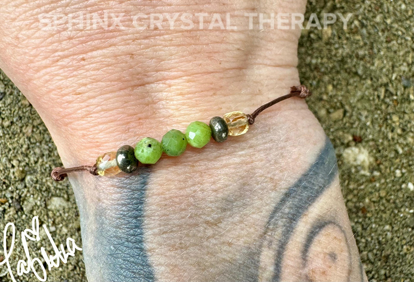 4mm Manifest Wealth Fortune " Show Me The Money " Success Business Mindset Luck Crystal Therapy Bracelet