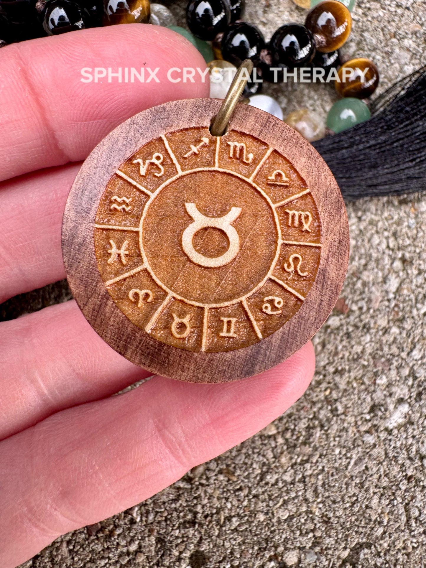 Taurus Energy Mala - Zodiac Birthstones " The Determined Taurus " April May Birthday - AAA High Quality Crystal Healing Gemstone Necklace