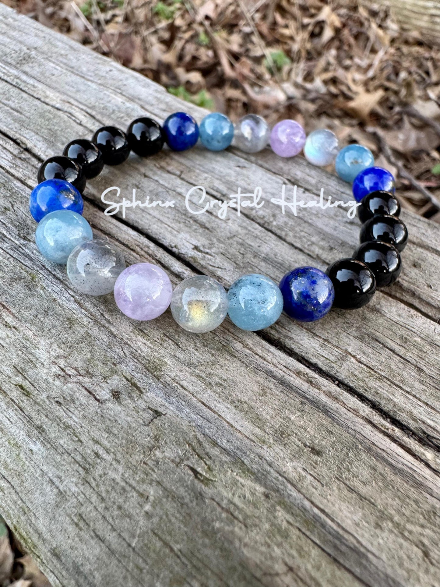 Pisces Energy - Zodiac Horoscope "The Compassionate Pisces" February March Birthday - RARE Aquamarine - Crystal Healing Gemstone Bracelet