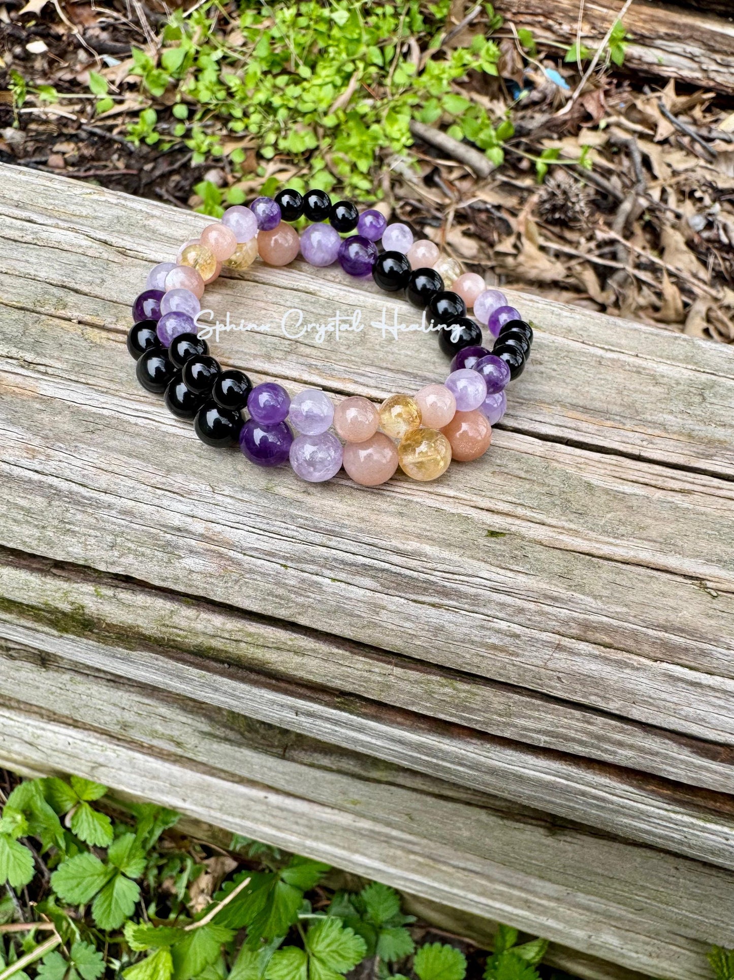 Cancer Sign Energy - Zodiac Birthstones " The Intuitive Cancer " June July Birthday - Real High Quality Gemstones - Crystal Healing Bracelet