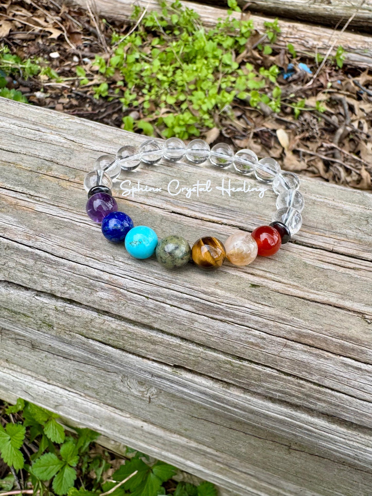 10MM Clear Quartz Chakra Bracelet - Protection & Intuition - Higher Self - Quality Crystal Healing Gemstones - High Vibration Stones