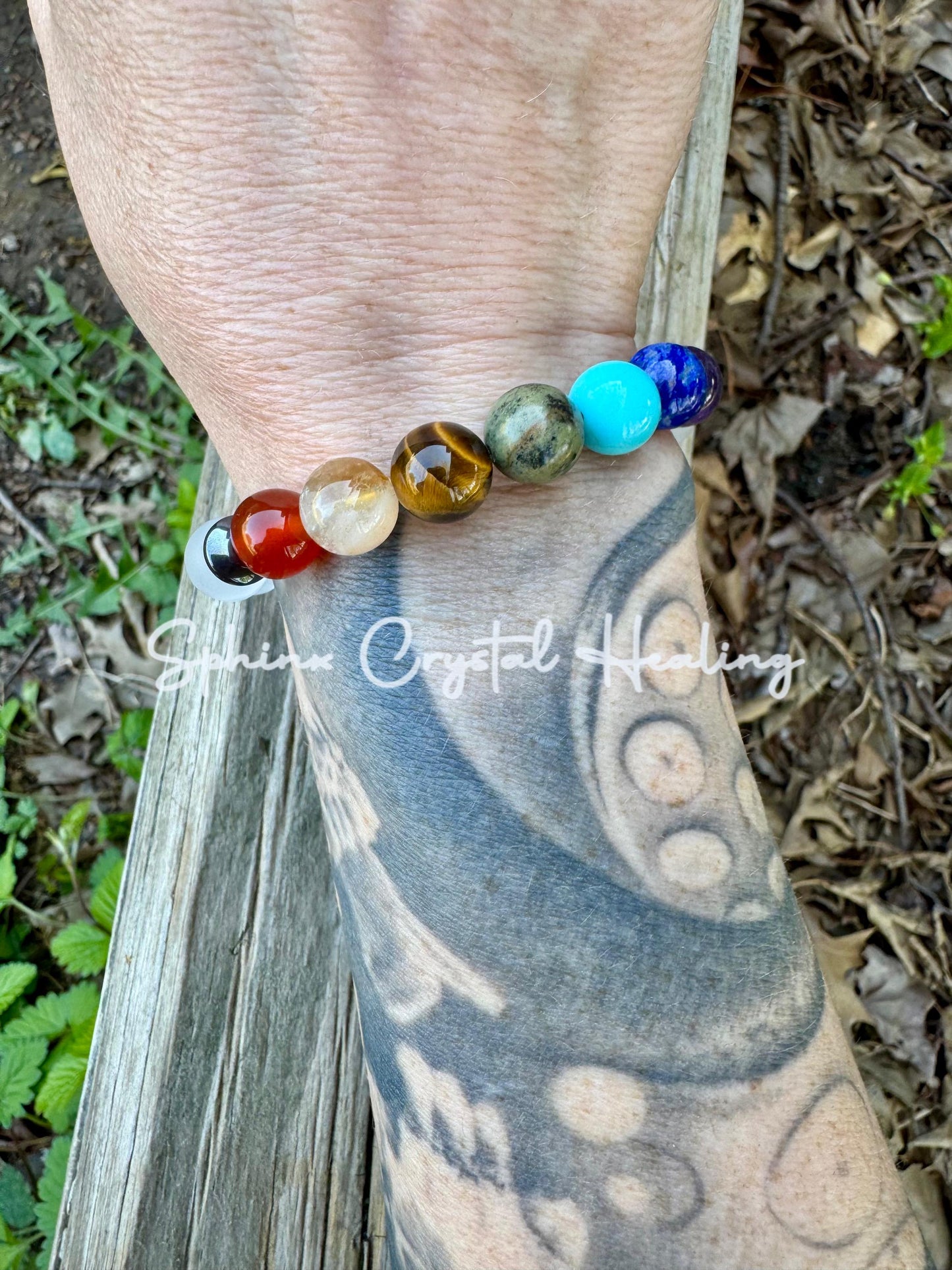 10MM Clear Quartz Chakra Bracelet - Protection & Intuition - Higher Self - Quality Crystal Healing Gemstones - High Vibration Stones - Matte