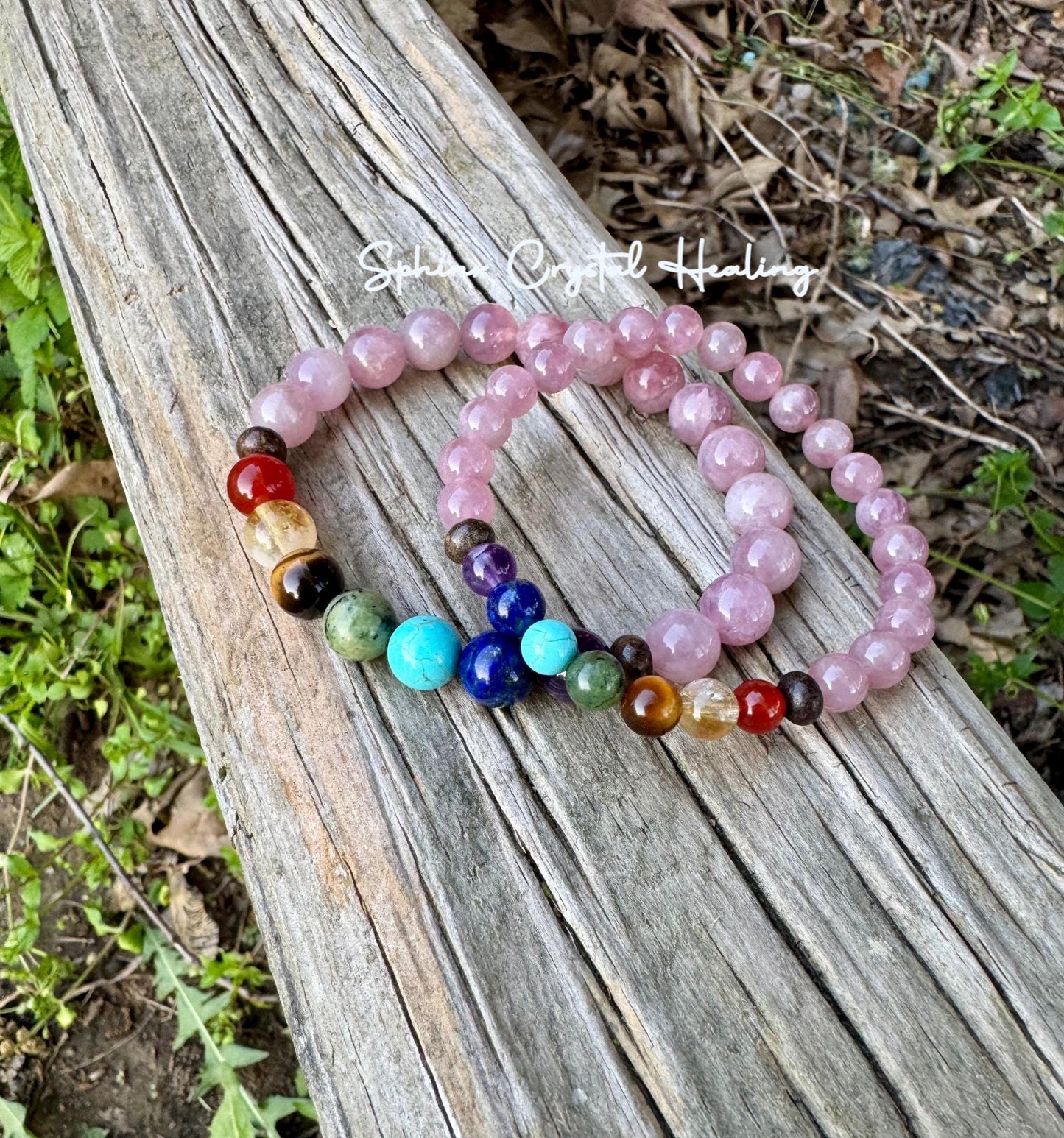 Emotional Healing - Self love & Confidence - RARE High Grade Rose Quartz - Chakra Balance - Anxiety Support - Real Crystal Gemstone Bracelet