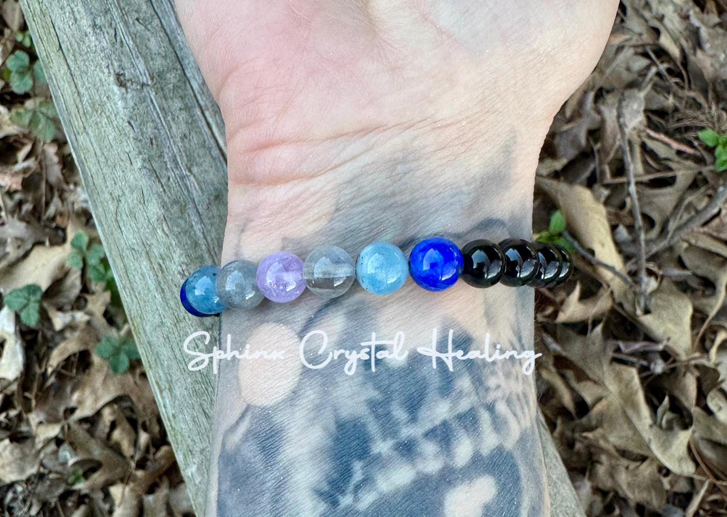 Pisces Energy - Zodiac Horoscope "The Compassionate Pisces" February March Birthday - RARE Aquamarine - Crystal Healing Gemstone Bracelet