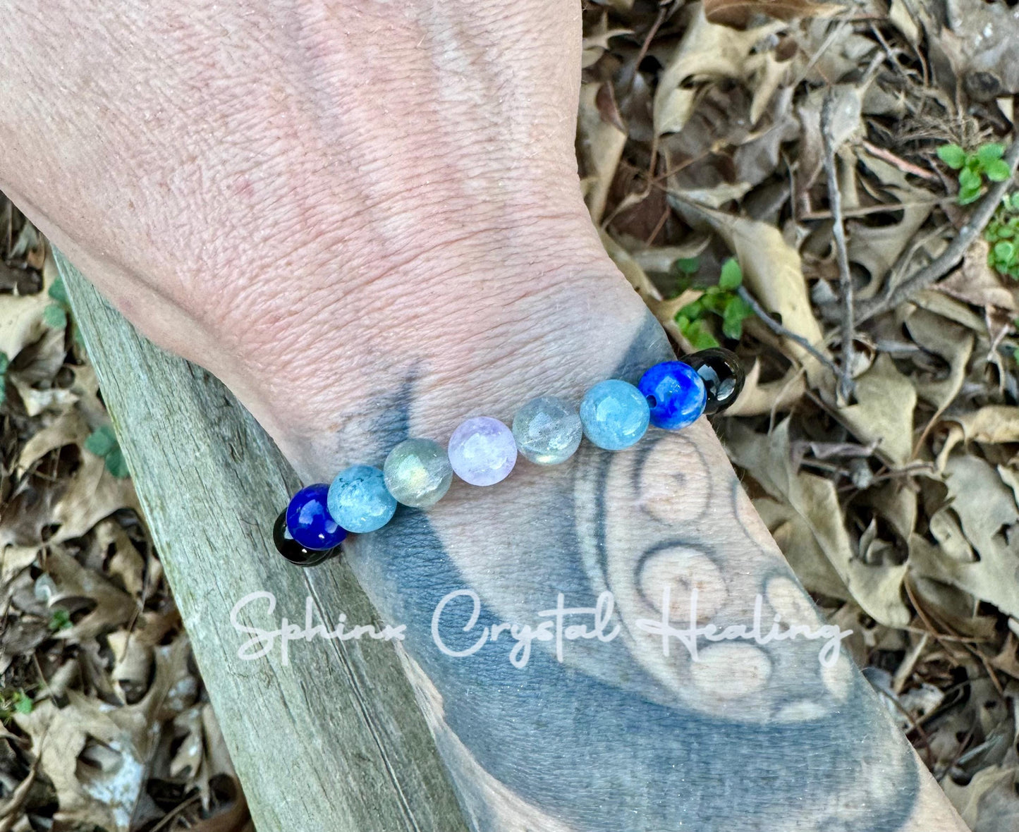 Pisces Energy - Zodiac Horoscope "The Compassionate Pisces" February March Birthday - RARE Aquamarine - Crystal Healing Gemstone Bracelet
