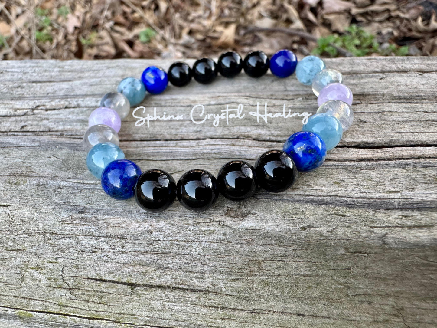 Pisces Energy - Zodiac Horoscope "The Compassionate Pisces" February March Birthday - RARE Aquamarine - Crystal Healing Gemstone Bracelet