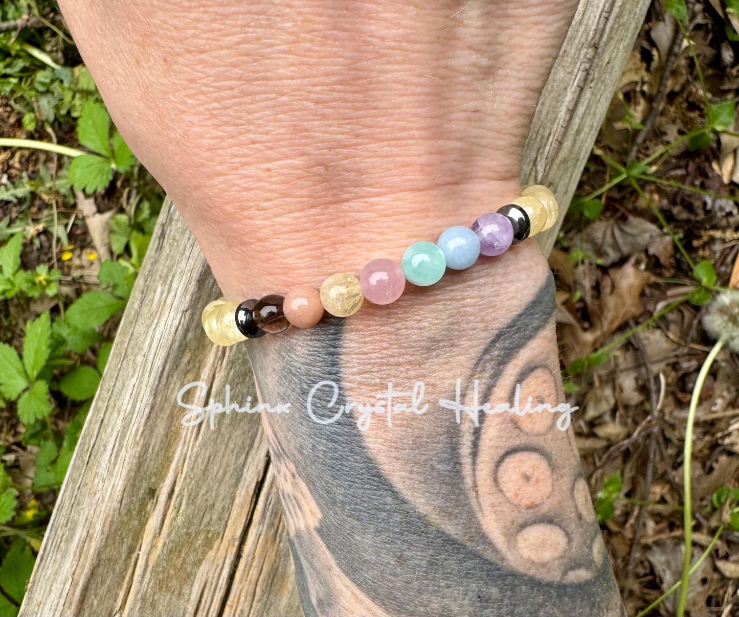 6mm RARE AAA Golden Selenite - Aura Protection & Intuition - PASTEL Chakra Stones - Manifest Higher Self - Crystal Healing Gemstone Bracelet