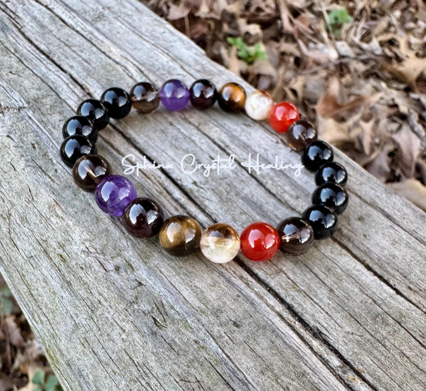Aries Energy - Zodiac Birthstones " The Passionate Aries " March April Birthday - REAL Quality Gemstones - Crystal Healing Energy Bracelet