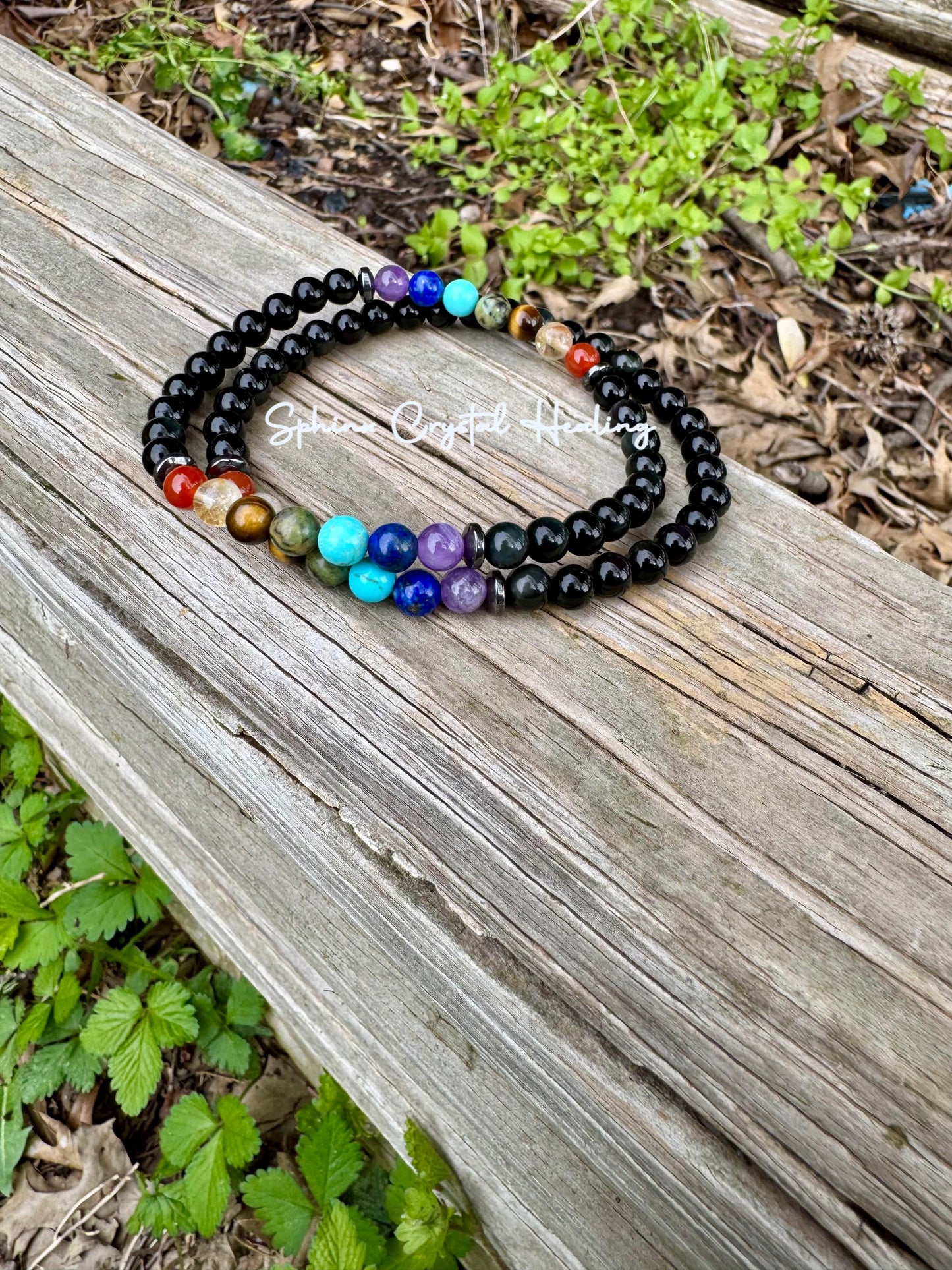 Protection Anklet - Protect and Ground - Balance Chakra Energy  - Black Obsidian & Hematite - Aura Shield - Crystal Healing Energy Gemstones