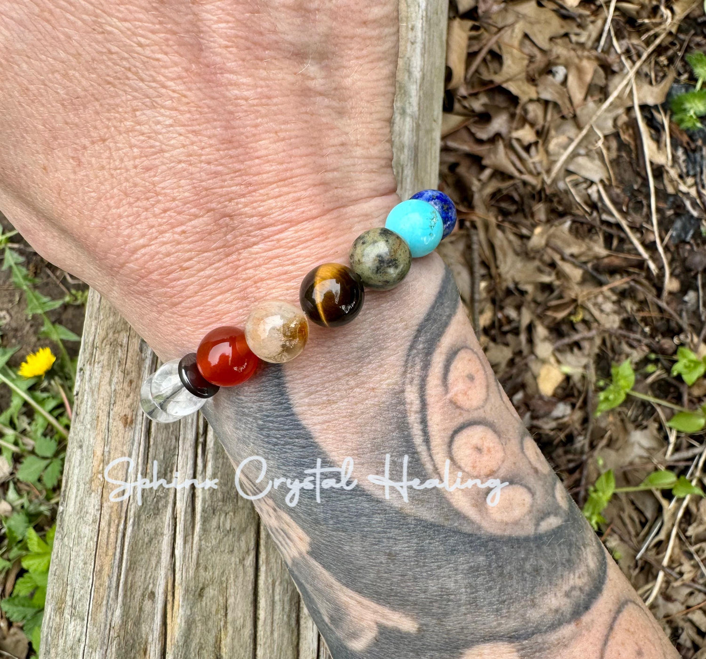 10MM Clear Quartz Chakra Bracelet - Protection & Intuition - Higher Self - Quality Crystal Healing Gemstones - High Vibration Stones