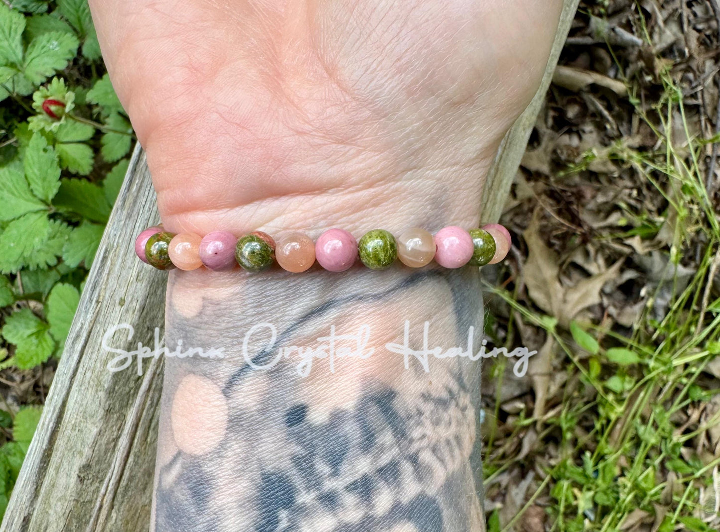 Self Love - Positive Self Image - Confidence & Emotional Healing " Love in Me " Recovery Uplifting Crystal Therapy Holistic Bracelet