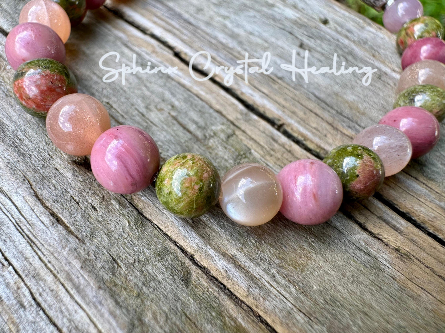 Self Love - Positive Self Image - Confidence & Emotional Healing " Love in Me " Recovery Uplifting Crystal Therapy Holistic Bracelet