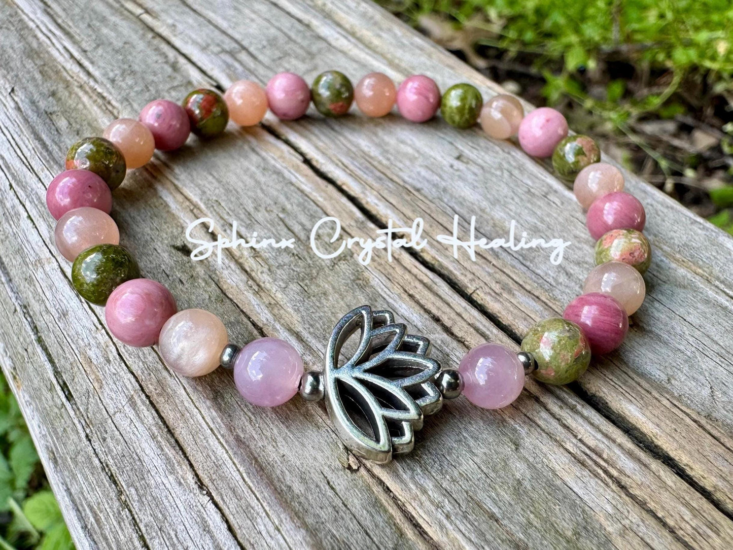 Self Love - Positive Self Image - Confidence & Emotional Healing " Love in Me " Recovery Uplifting Crystal Therapy Holistic Bracelet