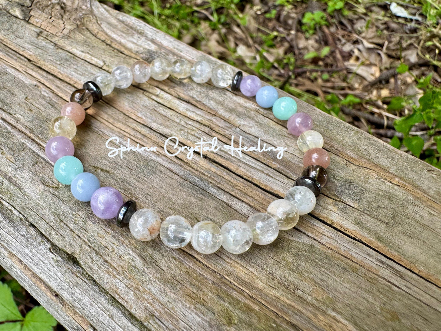 6mm Joy & Abundance - PASTEL Chakra Stones - Citrine - Gratitude High Vibration Stones - AAA REAL Crystal Healing Gemstone Bracelet