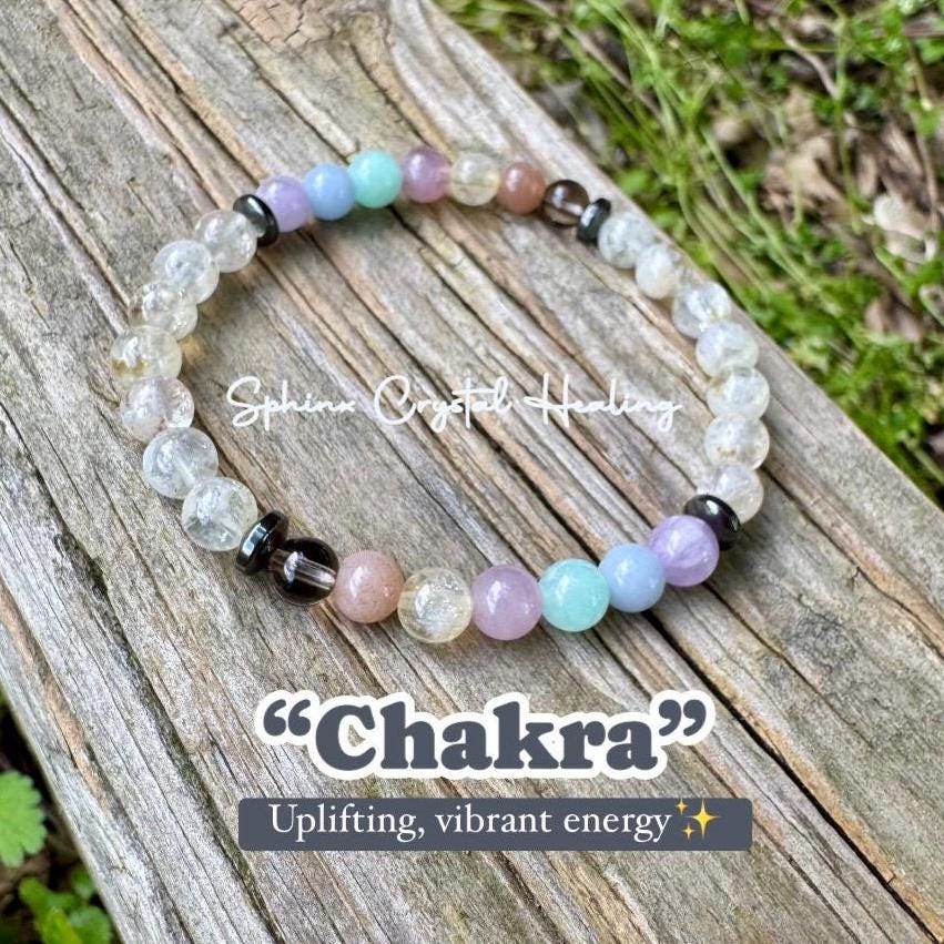 6mm Joy & Abundance - PASTEL Chakra Stones - Citrine - Gratitude High Vibration Stones - AAA REAL Crystal Healing Gemstone Bracelet
