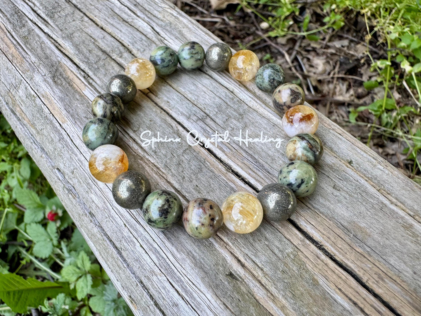 10MM Manifest Prosperity & Abundance " Show Me The Money " Success Business Mindset -  Wealth and Fortune - AAA Crystal Gemstone Bracelet