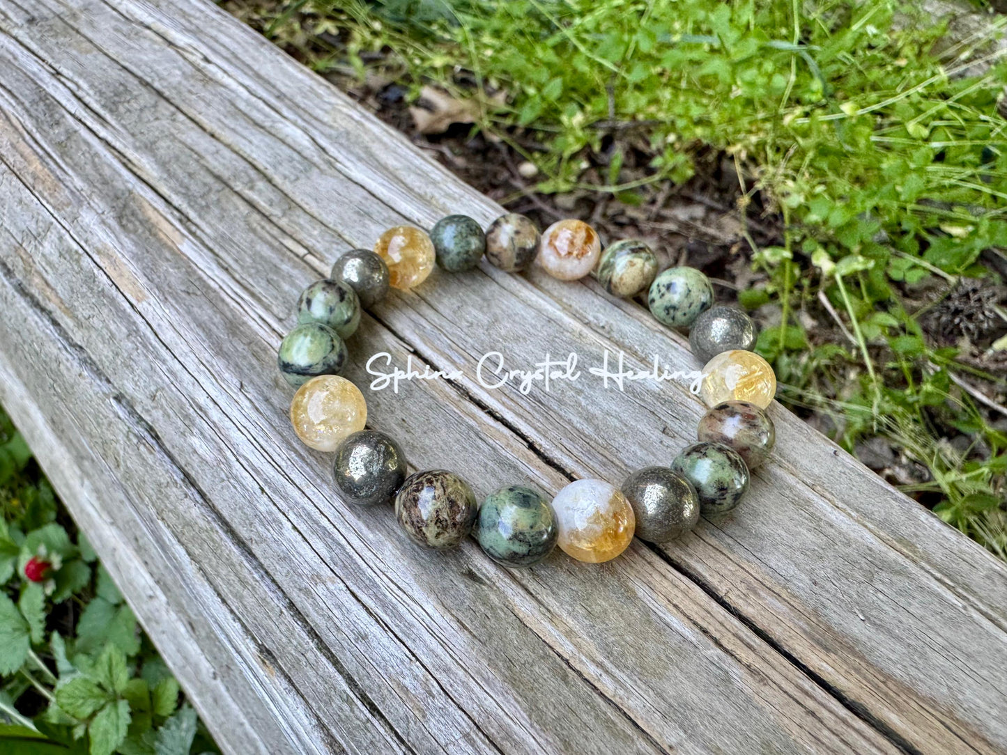 10MM Manifest Prosperity & Abundance " Show Me The Money " Success Business Mindset -  Wealth and Fortune - AAA Crystal Gemstone Bracelet