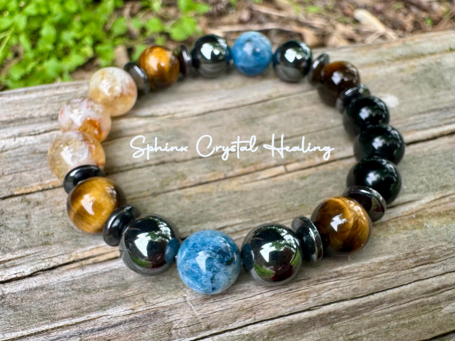 10MM Gemini Energy - Zodiac Astrology Bracelet " The Intelligent Gemini " May June Birthday - REAL Quality Crystals & Gemstones