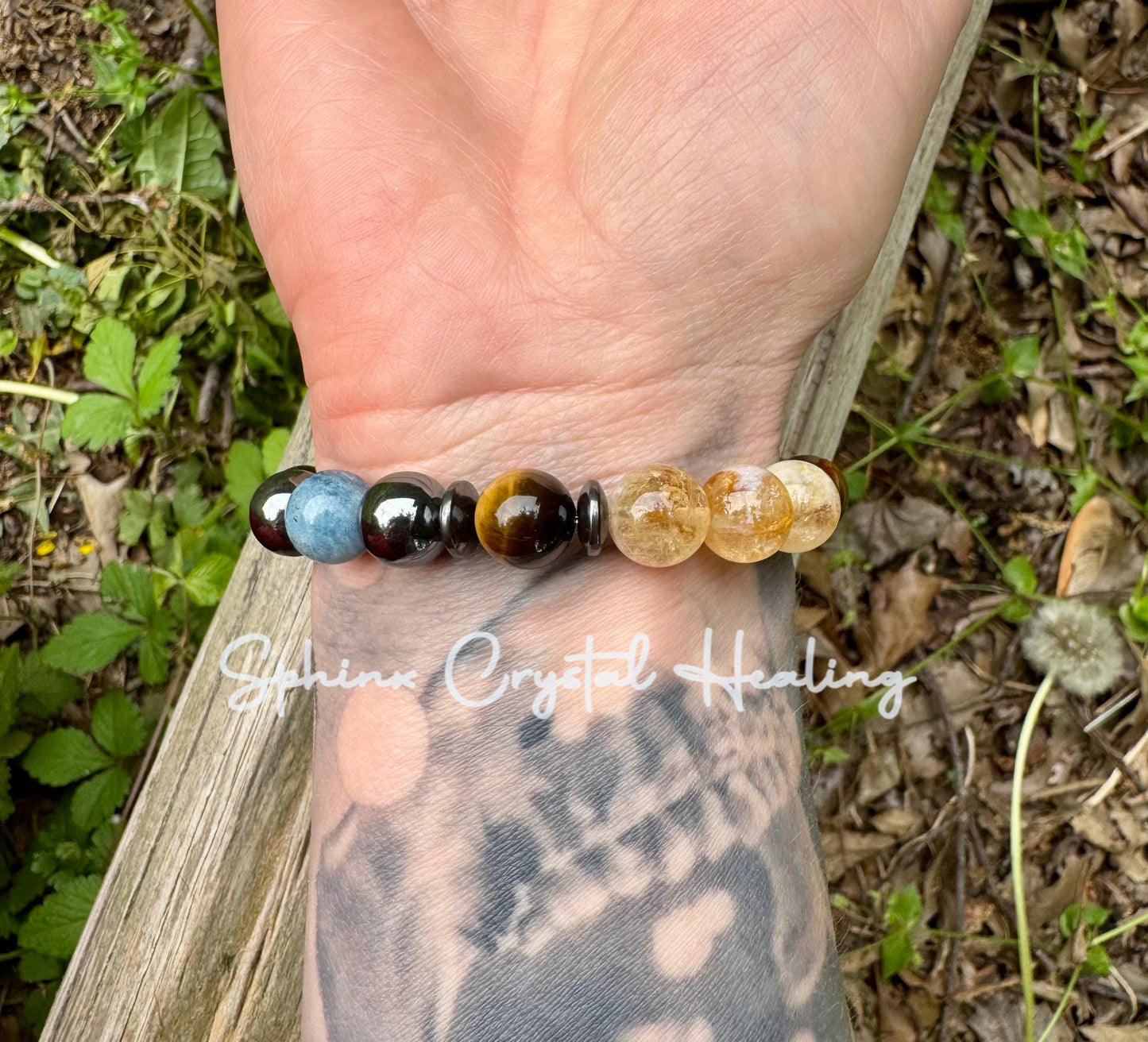 10MM Gemini Energy - Zodiac Astrology Bracelet " The Intelligent Gemini " May June Birthday - REAL Quality Crystals & Gemstones