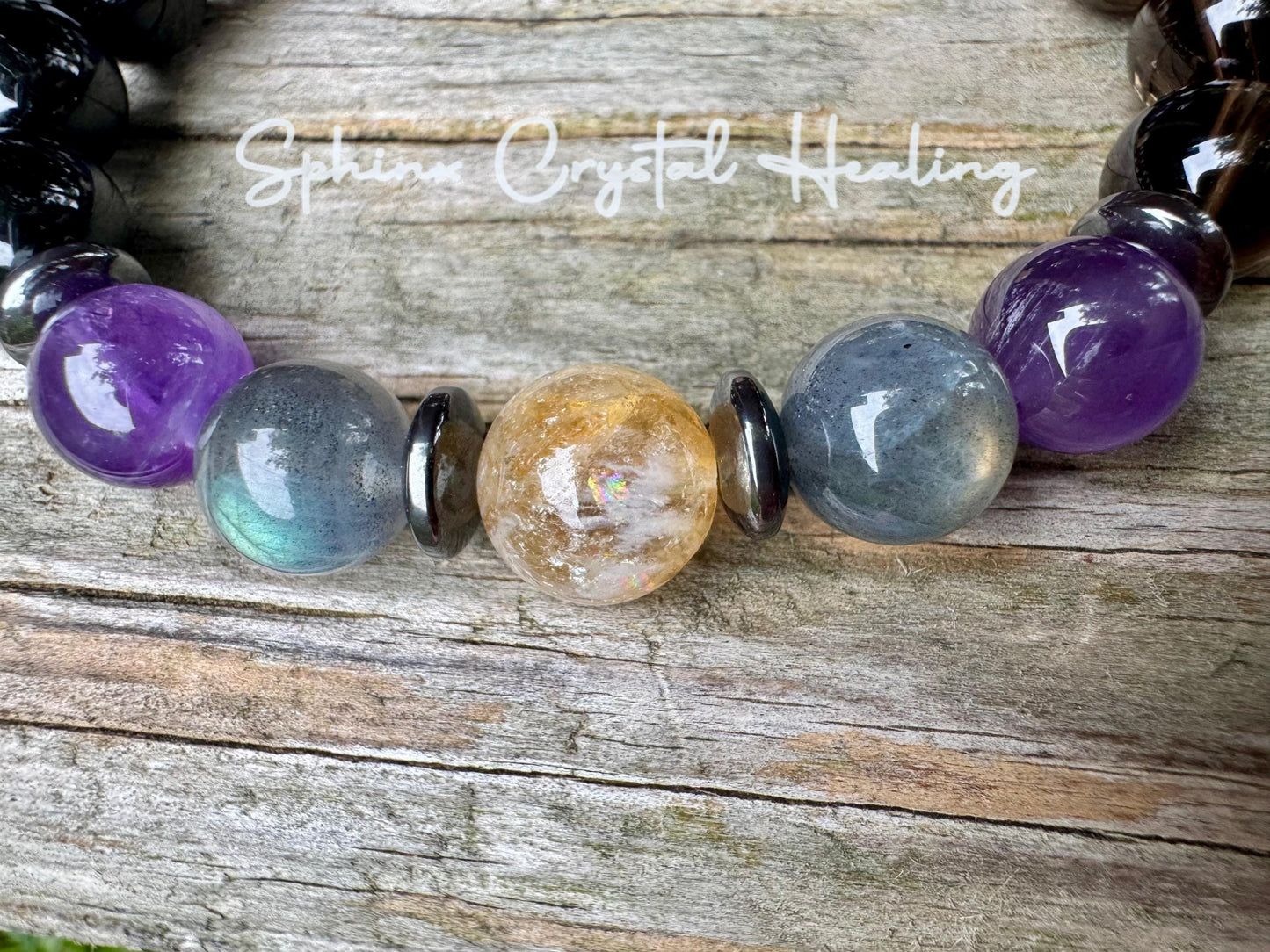 10MM Libra Energy - Unisex Zodiac Horoscope Bracelet - "The Diplomat, Libra" September October Birthday - Real Crystal Healing Gemstones