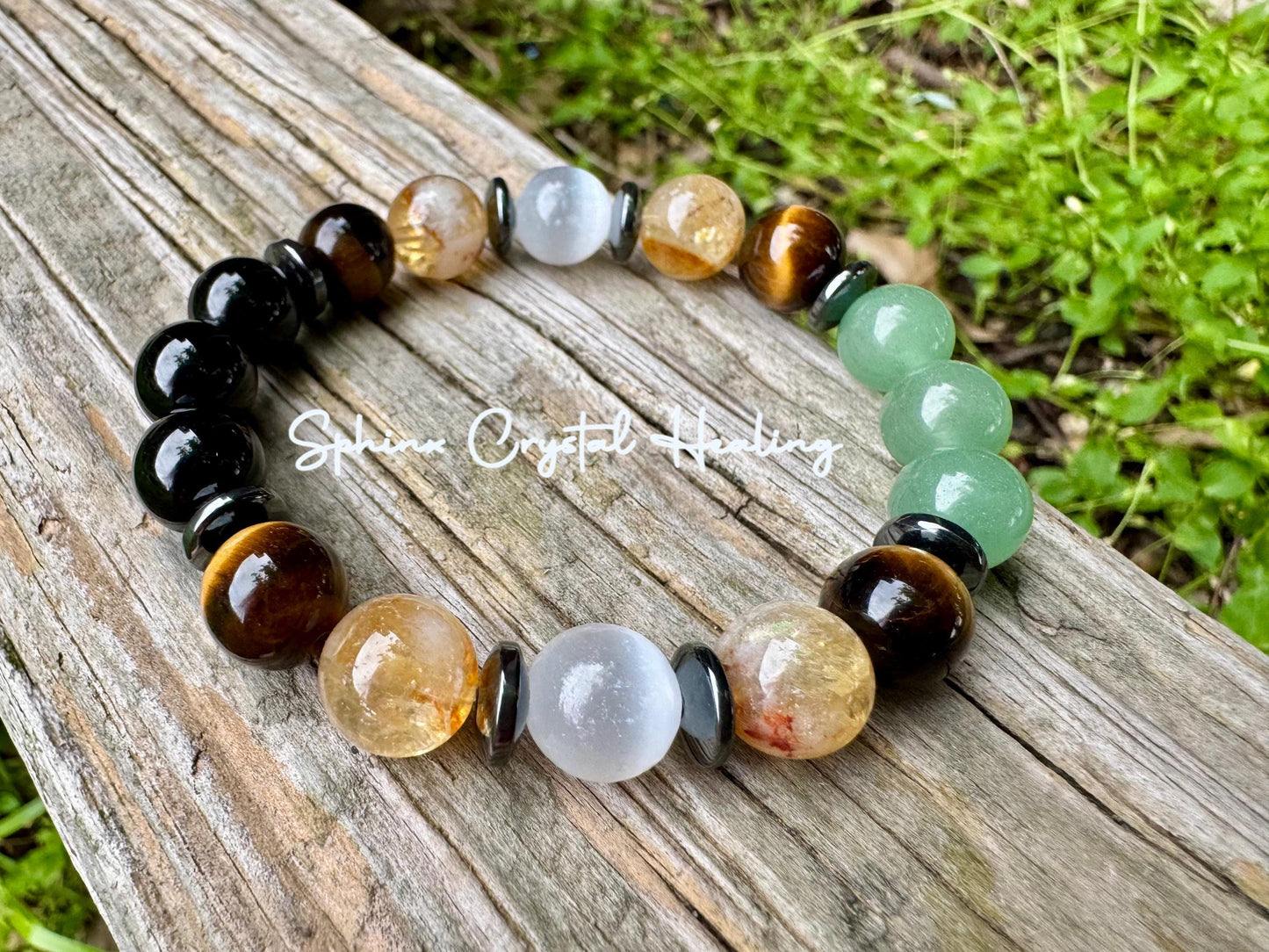 10MM Taurus Energy - Unisex Zodiac & Astrology Bracelet " The Determined Taurus " April May Birthday - Crystal Healing Quality Gemstones